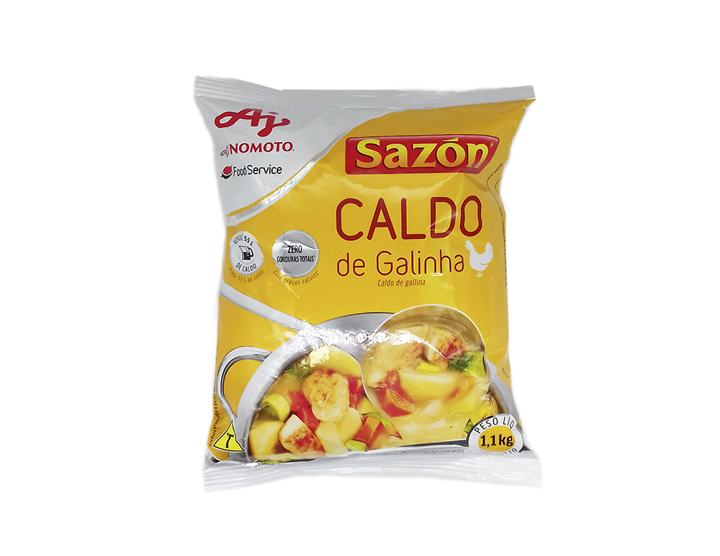 CALDO DE GALINHA FOOD SERVICE SAZÓN AJINOMOTO 1,1 KG 